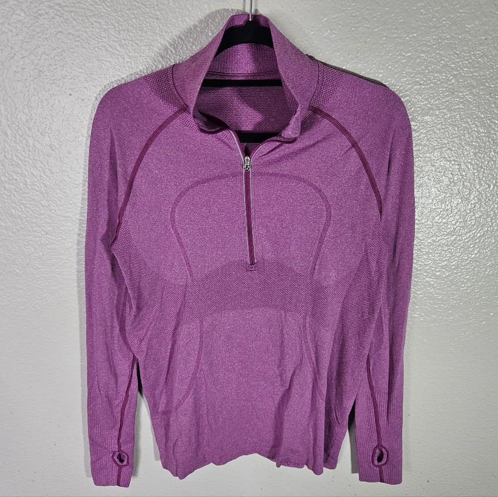 Lululemon Run Swiftly Tech 1/2 Zip Ultra Violet Size 12